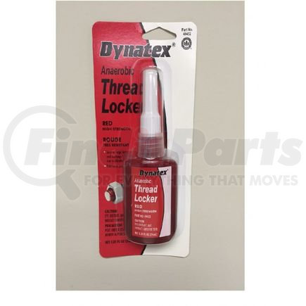 Dynatex 49452 High Strength (Red) Anaerobic Thread Locker, 24 ML, Used to Lock and Seal Metal Threaded Assemblies