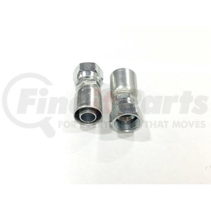 Weatherhead 12E-412 Fitting - Hose Fitting (Permanent), PTFE, JIC E-Series Everflex