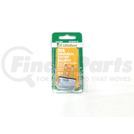 Littelfuse 0UCB020.XP Circuit Breaker 12 VDC, 20A