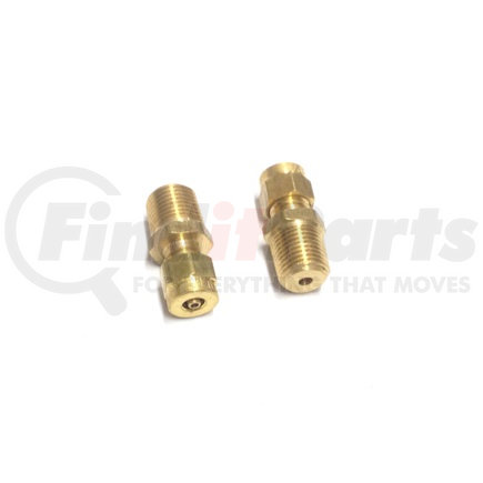 Tectran 89450 Transmission Air Line Fitting - Brass, 5/32 in. Tube, 1/8 in. Thread, Male Connector