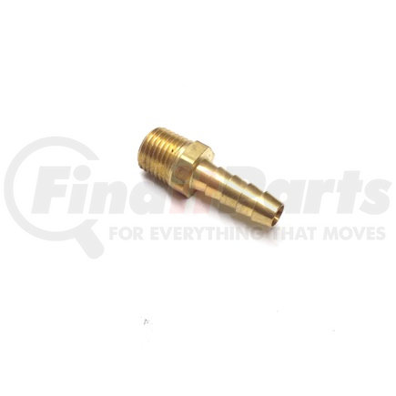 Tectran 89013 Air Brake Air Line Fitting - Brass, 5/16 in. I.D, 1/4 in. Thread, Hose Barb to Male Pipe