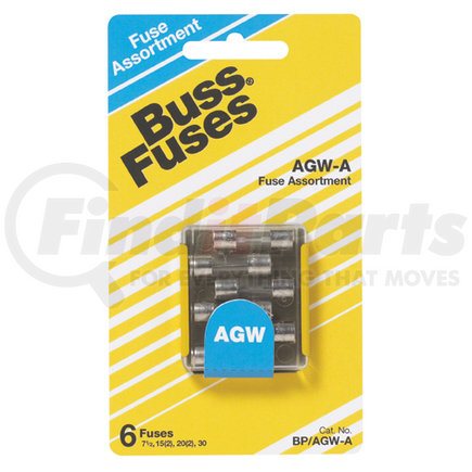Bussmann Fuses BP/AGW-A AGW Fuse Assortment