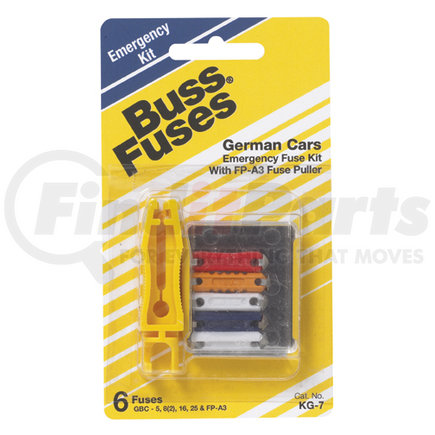 Bussmann Fuses KG7 German Kit w/ Puller