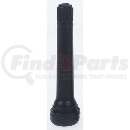 Haltec TV-418 Tire Valve Stem - Snap-in, Rubber Sleeve, 0.453" Valve Hole, 2" Effective Length