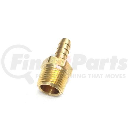 Tectran 89018 Air Tool Hose Barb - Brass, 3/8 in. I.D, 1/2 in. Thread, Hose Barb to Male Pipe