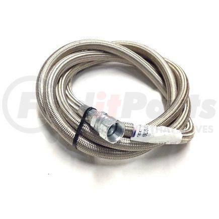 Tectran 21439 Air Brake Compressor Discharge Hose - 96 in., Stainless Steel Outer Braid