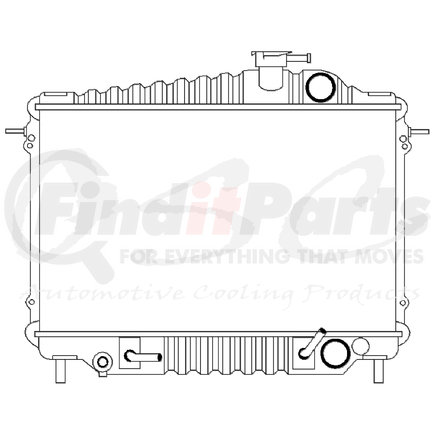 OSC 925 Radiator + Cross Reference | FinditParts