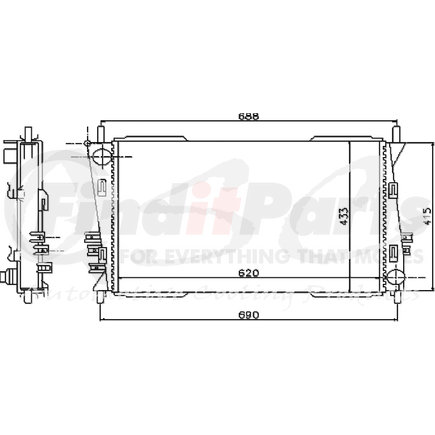 OSC 2622 RADIATOR