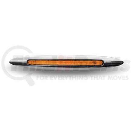 TRUX TLED-F9A Marker Light, 9" x 1", Flatline, Color, Slim-Line, Amber, LED (14 Diodes)