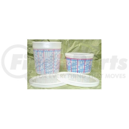 E-Z Mix 70016L 1-Pint Plastic Mixing Cup Lids, box of 100