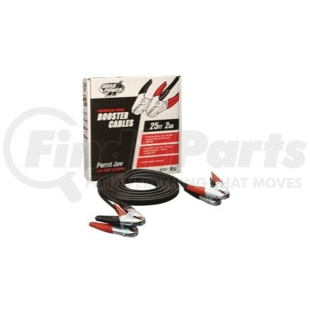 COLEMAN CABLE PRODUCTS 08862 2 Gauge, 25' Booster Cable with Parrot Jaw Clamp