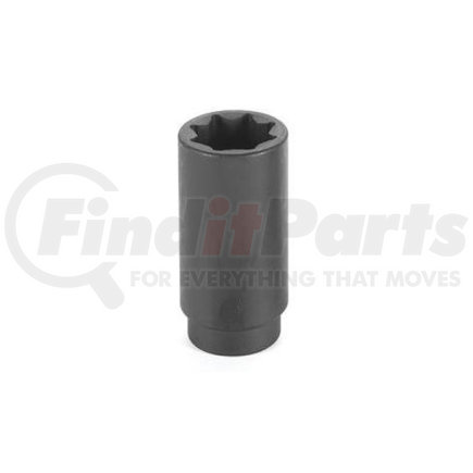 Grey Pneumatic 2536SD 1/2" Drive x 1-1/8" Deep Impact Socket- 8 Point