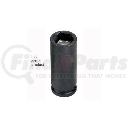 Grey Pneumatic 1014DG 3/8" Drive x 7/16" Magnetic Deep Impact Socket