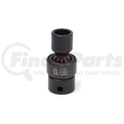 Sunex Tools 316UZ 3/8" Dr 12 Pt. Universal Impact Socket 1/2"