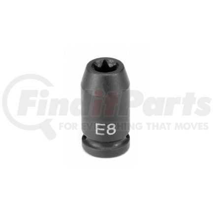 Grey Pneumatic 908ET 1/4" Drive x E8 External Star Impact Socket