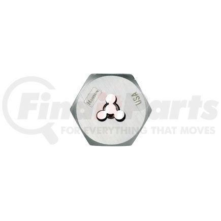 Hanson 7260 High Carbon Steel Re-threading Right Hand Hexagon Fractional Die - 3/4" - 16 NF