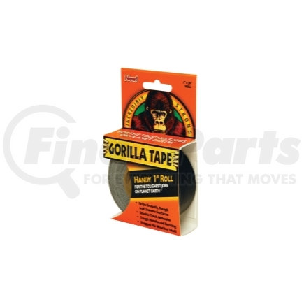 Gorilla Glue 6100105 Tape, To Go, Double-Thick Adhesive, Travel Size, 1" x 30 ft., Black