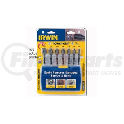 Hanson 394103A Bolt Extractor, 3/8", Reverse Spiral Teeth, 1/4" Hex Shank, Bulk