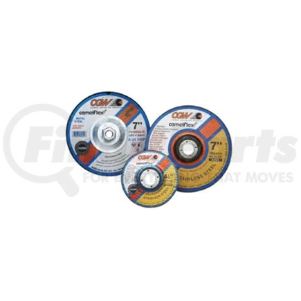 Cgw Abrasive 35621 CGW Abrasives 35621 Depressed Center Wheel 4-1/2" x 1/4" x 5/8- 11 INT T27 24 Grit Aluminum Oxide