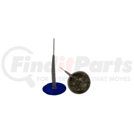Black Jack Tire Repair CU-206-40 Patch Plug Combo 1/4" Stem (Dipped Style)