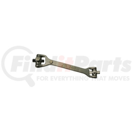 CTA TOOLS 2497 Multi-Wrench, for Differential, Transfer Case, Square and Hex Male Ends, Offset Rotating Heads
