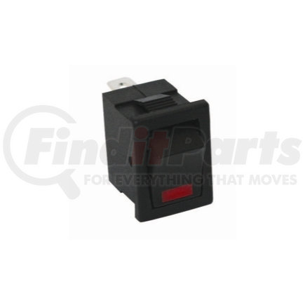 The Best Connection 2618F Black Mini Rocker w/Red LED 15A 12V S.P.S.T. 1 Pc