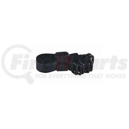 The Best Connection 20-8-0 8" Blk Velcro Strip-Tie Fasteners w/ Buckle 8 Pcs