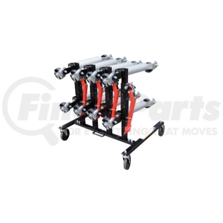Sunex Tools 7709 Wheel Dolly Rack - Steel, 4 Caster Wheels, 300 lb. Capacity