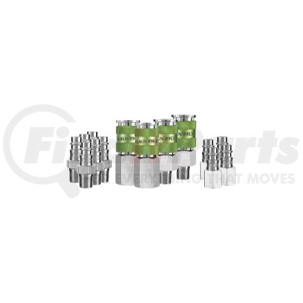 Legacy Mfg. Co. A53458FZ 14 Pc. 1/4" NPT Flexzilla® Coupler & Plug Kit