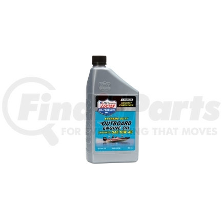 Lucas Oil 10813 Outboard Engine Oil Synthetic 10W-40