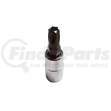 Vim Tools PFS4T25 VIM Tools T25 Torx Bit, Satin Chrome 1/4 Square Drive Bit Holder