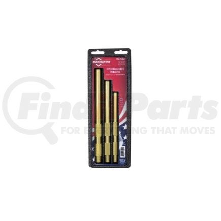Mayhew Tools 67002 3 Pc Brass Drift Punch Set