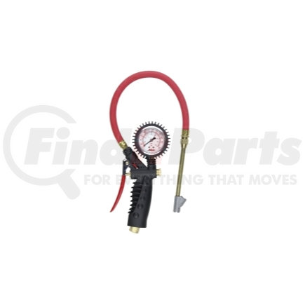 MILTON INDUSTRIES S-577A Analog Inflator Gauge with Straight Foot Head Chuck