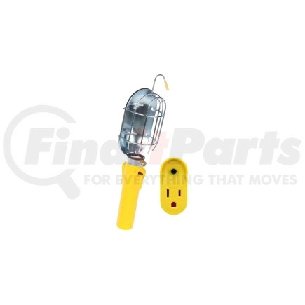 Bayco Products SL-204 Replacement Incandescent Work Light Head w/Metal Guard & Single Outlet