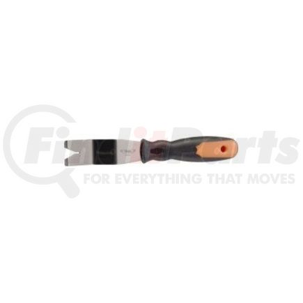Vim Tools V614 Door Panel Tool, “V” notch stainless steel blade, orange and black handle