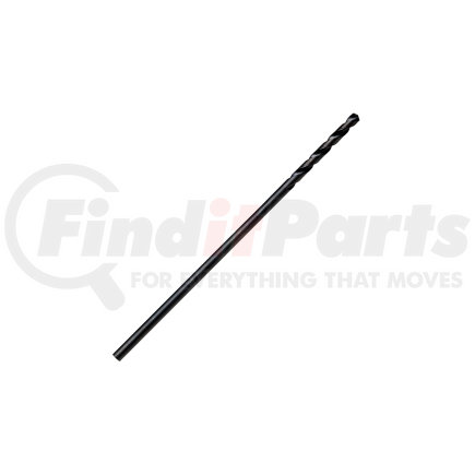 Hanson 62116 12" Aircraft Extension High Speed Steel Fractional Straight Shank Drill Bit - 1/4"