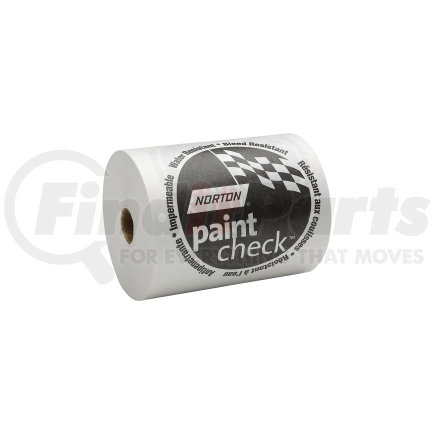Norton 402 6" x 750" Corona-Treated Polycoated White "Paint Check" Masking Paper