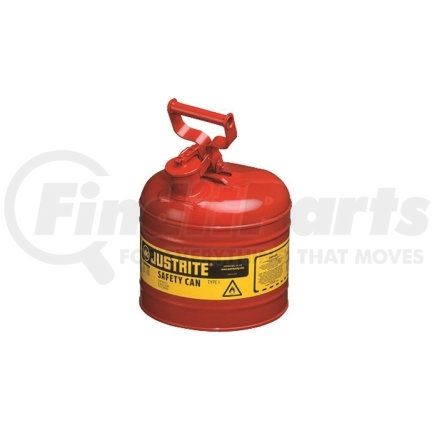 Justrite 7120100 Type I Safety Can 9 3/8”(O.D.) x 12 5/8”(H)