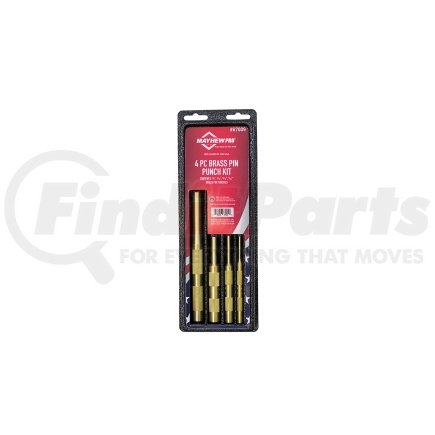 Mayhew Tools 67009 4 Piece Brass Pin Punch