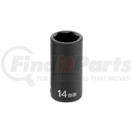 Grey Pneumatic 1014MSD 3/8" Drive x 14mm Semi-Deep Impact Socket