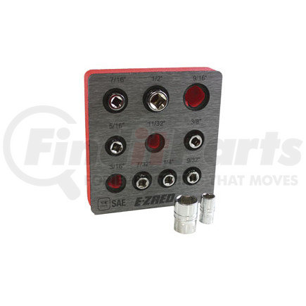 E-Z Red SHS14 1/4” SAE Magnetic Socket Holder