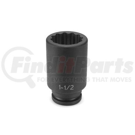 Grey Pneumatic 3142D 3/4" Drive x 1-5/16" 12 Point Deep Impact Socket