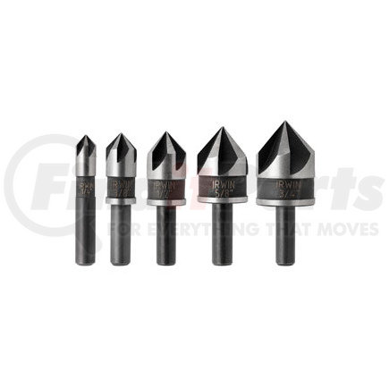 Irwin Hanson 1877791 5 Pc. Metal Countersink Set