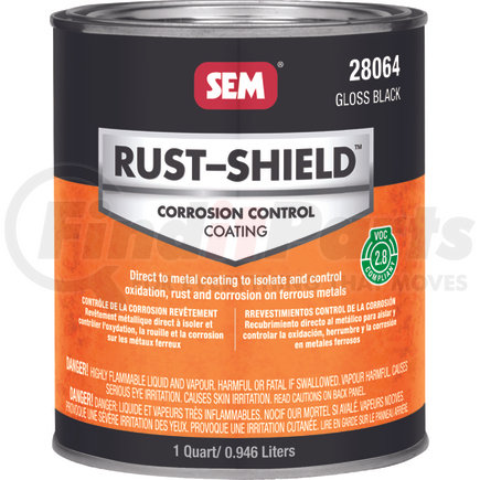 SEM Products 28064 RUST-SHIELD -2.8 Gloss Black