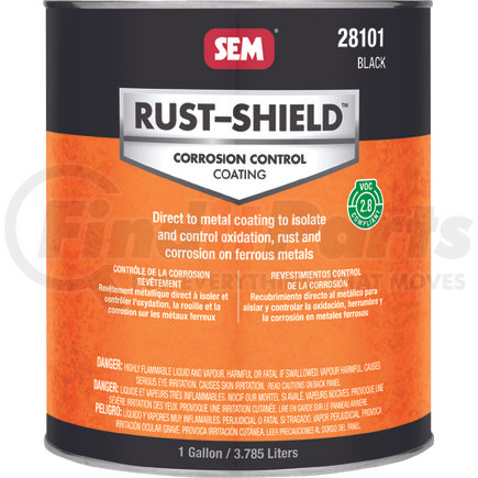 SEM Products 28101 RUST-SHIELD -2.8 Black