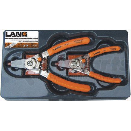 Lang 1450 2 Piece Retaining Ring Pliers Set