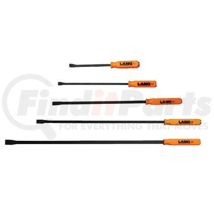Lang 853-5ST 5 Pc. Curved Pry Bar Set