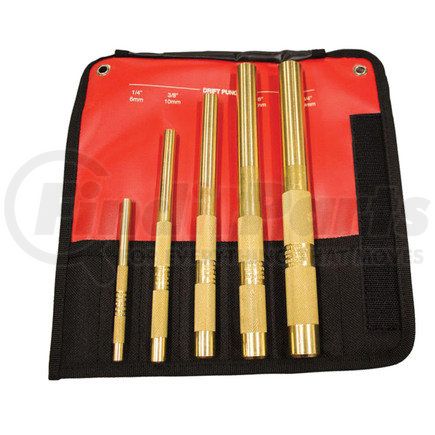 Mayhew Tools 67003 5 Pc. Brass Drift Punch Set