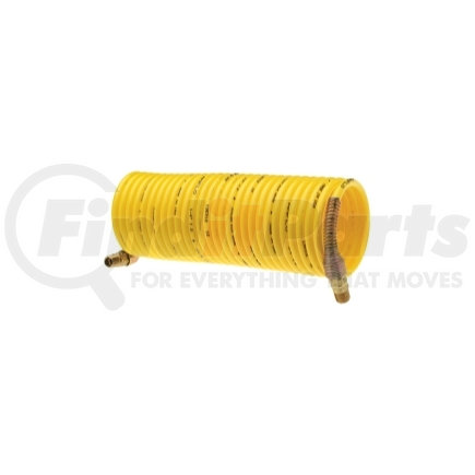 Amflo 4-25D Standard Recoil Hose, 1/4" x 25', Yellow, Display Pack