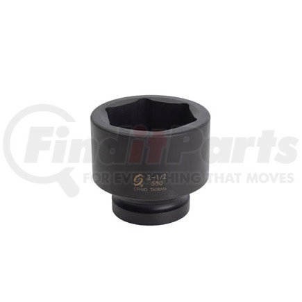 Sunex Tools 580 1” Dr. Impact Socket, Standard, 2-1/2”